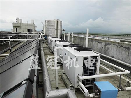 三一重工工厂热水工程—空气能热水工程+太阳能热水工程